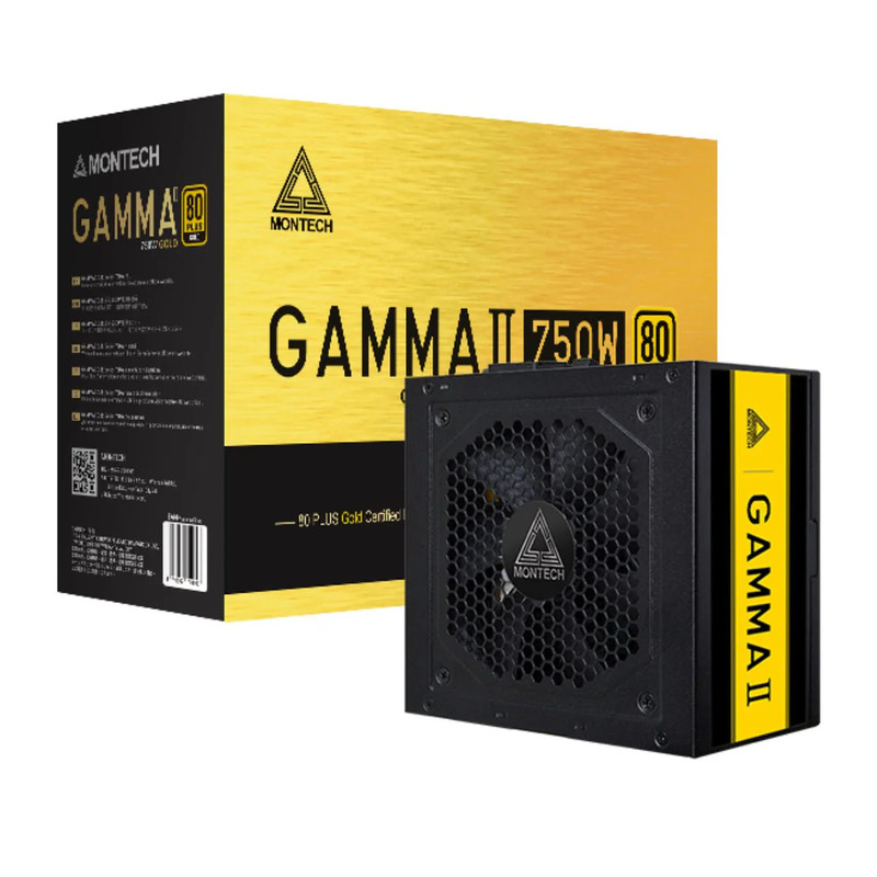 Montech GAMMA II 750W 80+ Gold Non-Modular Power Supply - مزود الطاقة